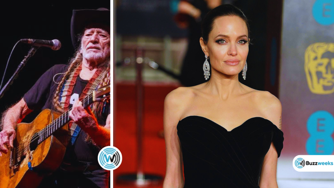 Willie Nelson and Angelina Jolie